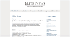 Desktop Screenshot of elitenews.de